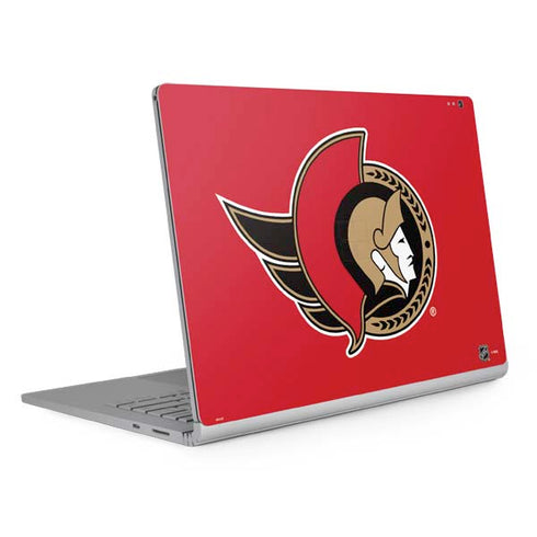 NHL Ottawa Senators Solid Background Surface Book 2 13.5in Skin